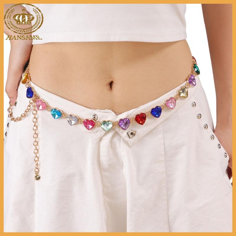 HAN ผู้หญิงเอวโซ่ Belly CHAIN เข็มขัด Baroque Belly Dance เข็มขัด Belly CHAIN สําหรับ Dres