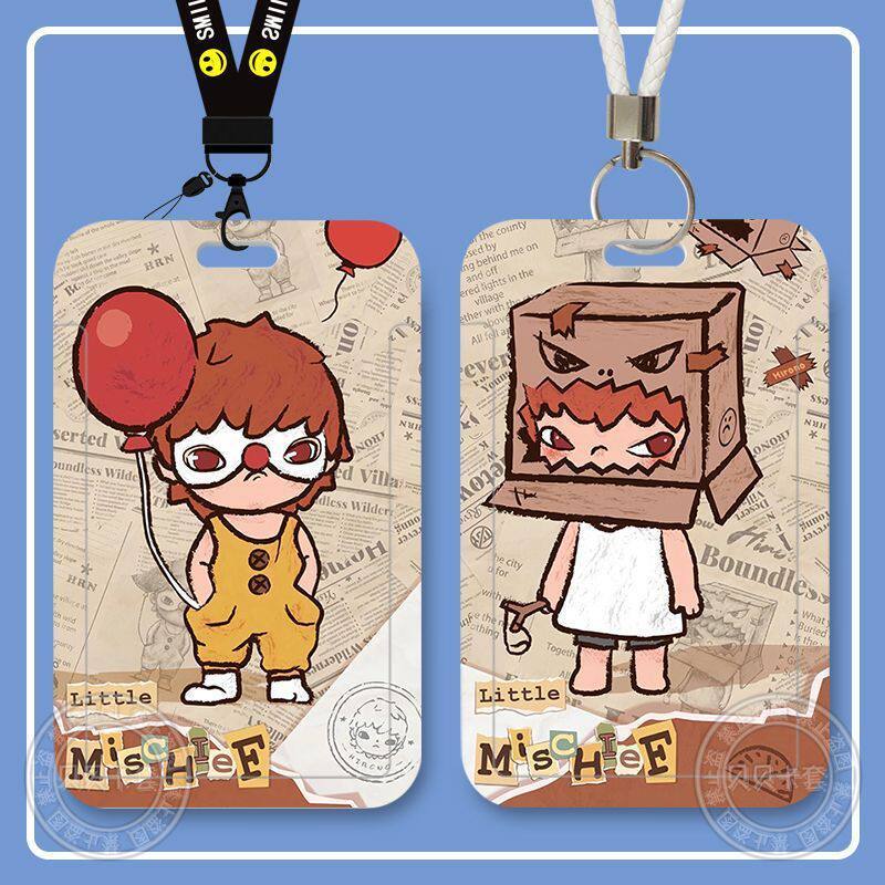 Ono hirono hirono Card Holder Campus Student Meal Card Bus Work ID ID ID Card Protective Case
