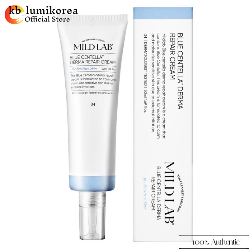Mild Lab Blue Centella Derma Repair Cream, 50ml,