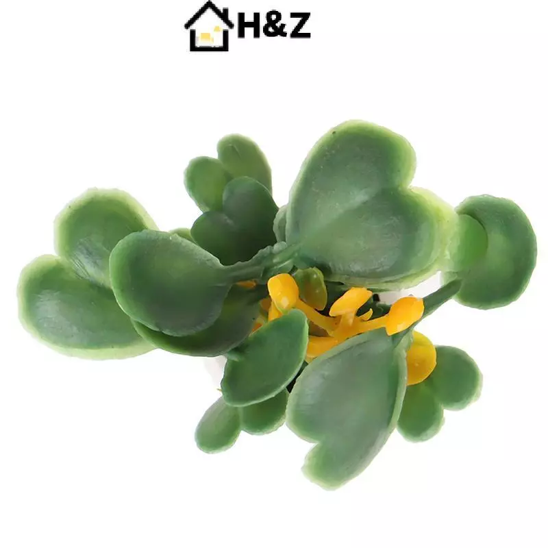 HZ 1:12 Dollhouse Miniature พืชสีเขียวในกระถาง thumbnail 4