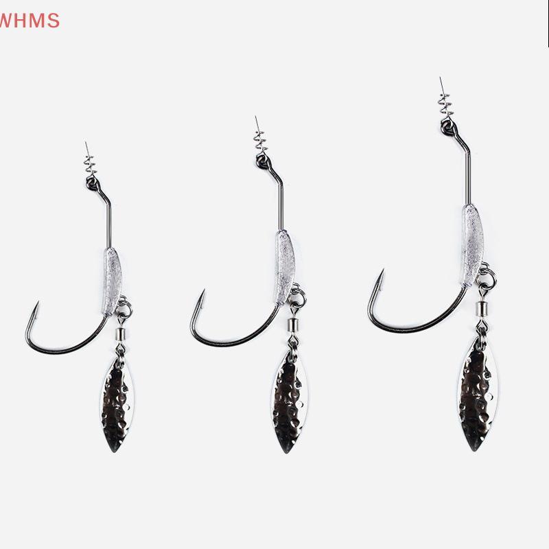 (WHMS) 4.5g 5.5g 7.2g พร้อมตะกั่ว Crank Hook Plus Glitter Wide Belly Single Hook พร้อม Sublead Head 