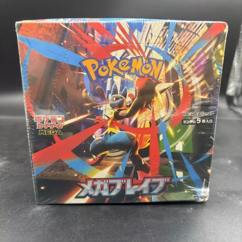 Pokemon DIY PTCG การ์ด Mega Brave M1L Booster กล่อง Mega Lucario ex 092/063 อะนิเมะญี่ปุ่นคอลเลกชันของเล่น