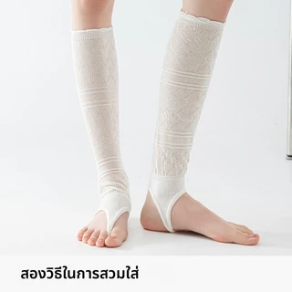 ถุงเท้าลายตาข่ายสำหรับหญิง สไตล์บัลเล่ต์ ออกแบบมาเพื่อบรรยากาศเบาสบาย ระบายอากาศดี เหมาะสมในฤดูใบไม้ผลิและฤดูร้อน
