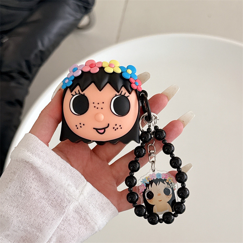 ดอกไม้หมอนสําหรับ Airpods 1/2 3 Pro Pro2 pro3 Airpods4 ชุดหูฟังไร้สายบลูทูธป้องกันกรณี AirPods Pro i3 i4 pro3 หูฟังป้องกันกรณี
