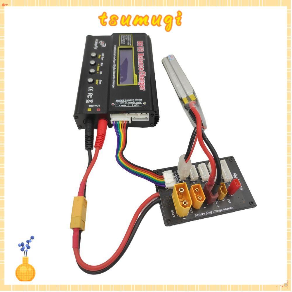 TSUMUGI ขนานชาร์จ, 2-6S Multi Lipo แบตเตอรี่ Charger, RC อะไหล่ XT30 XT60 XT90 JST T Connector แบตเตอรี่สําหรับ IMAX B6/B6AC IDST Charger RC รถเครื่องบินของเล่น