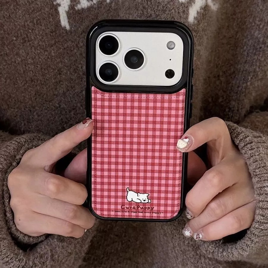 เคสไอโฟน 17 เคสผิวลายสุนัขเวสตี้น่ารัก สำหรับ iPhone 17 Pro Max 16 Plus 11 13 15 Pro 12 14 17 Air เคสกันกระแทก เคสนิ่ม