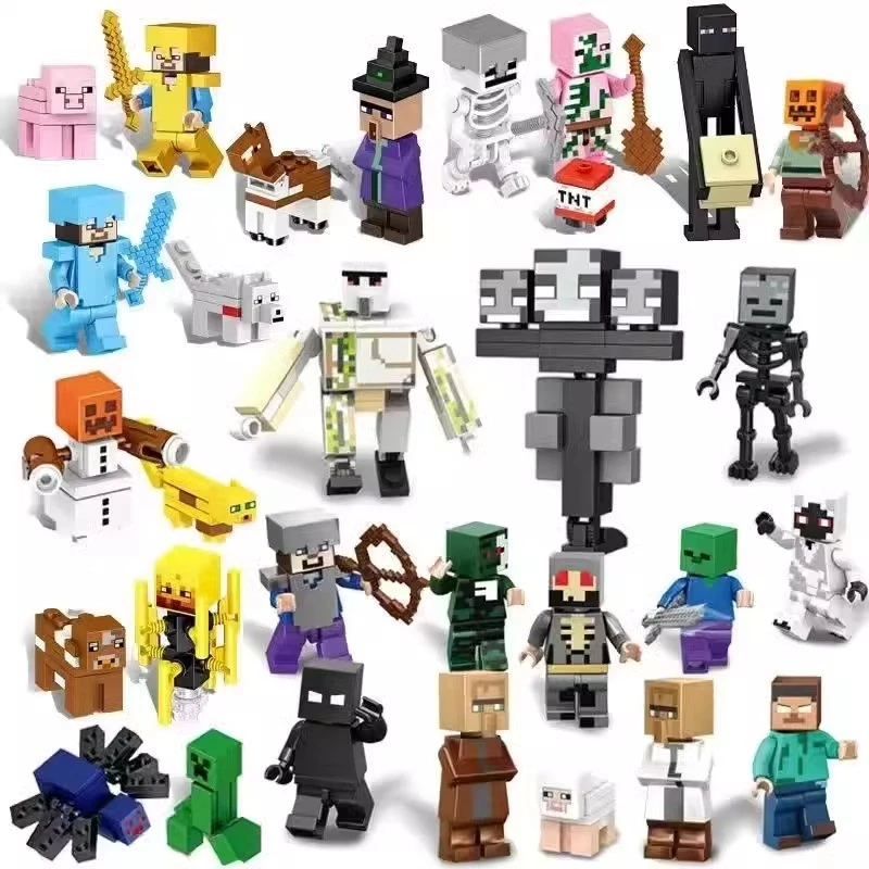 เลโก้ Minecraft 2025 ชุดตัวต่อมินิฟิกเกอร์ สตีฟและสัตว์