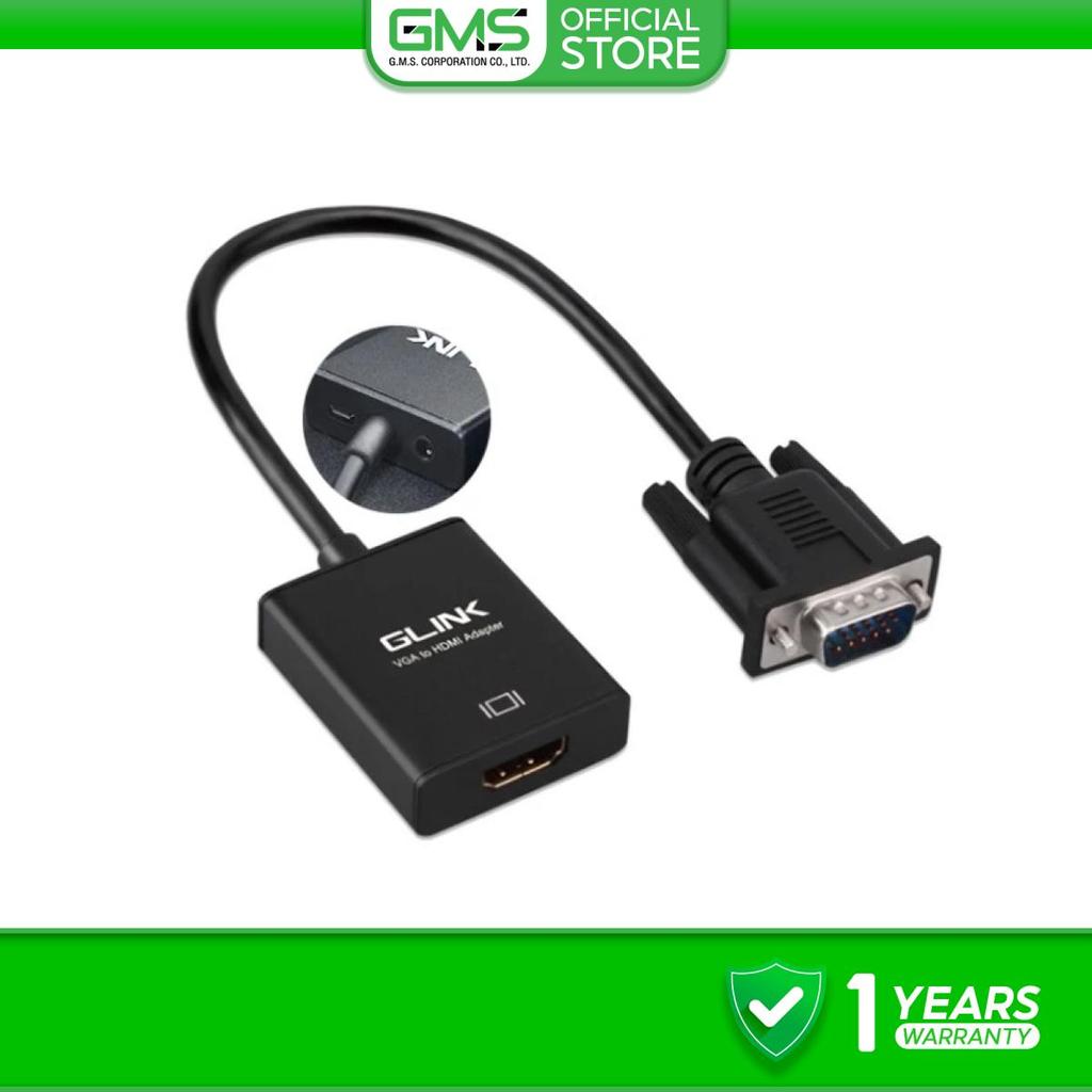 GLINK GL009 อุปกรณ์แปลงสัญญาณ VGA TO HDTV AUDIO