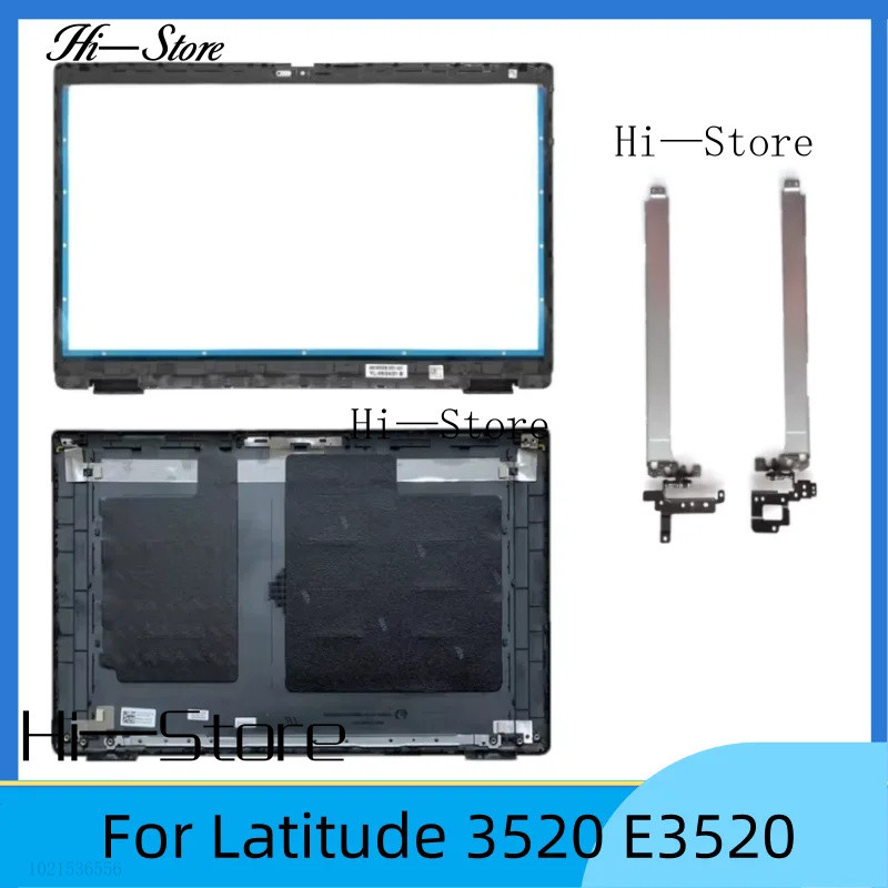 ใหม่สําหรับ Latitude 3520 E3520 ฝาครอบด้านหลัง LCD ปกหลังด้านบน/ด้านหน้า/บานพับ 017XCF 04Y37V 0WXN5F