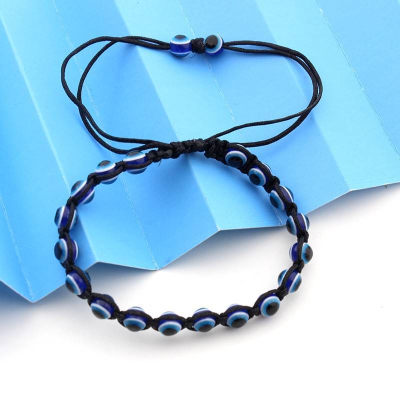 Evil Eye ของแท้ สร้อยข้อมือ เครื่องราง เครื่องประดับสร้อยข้อมือดวงตาปกป้องและสะท้อนพลังลบออกไป