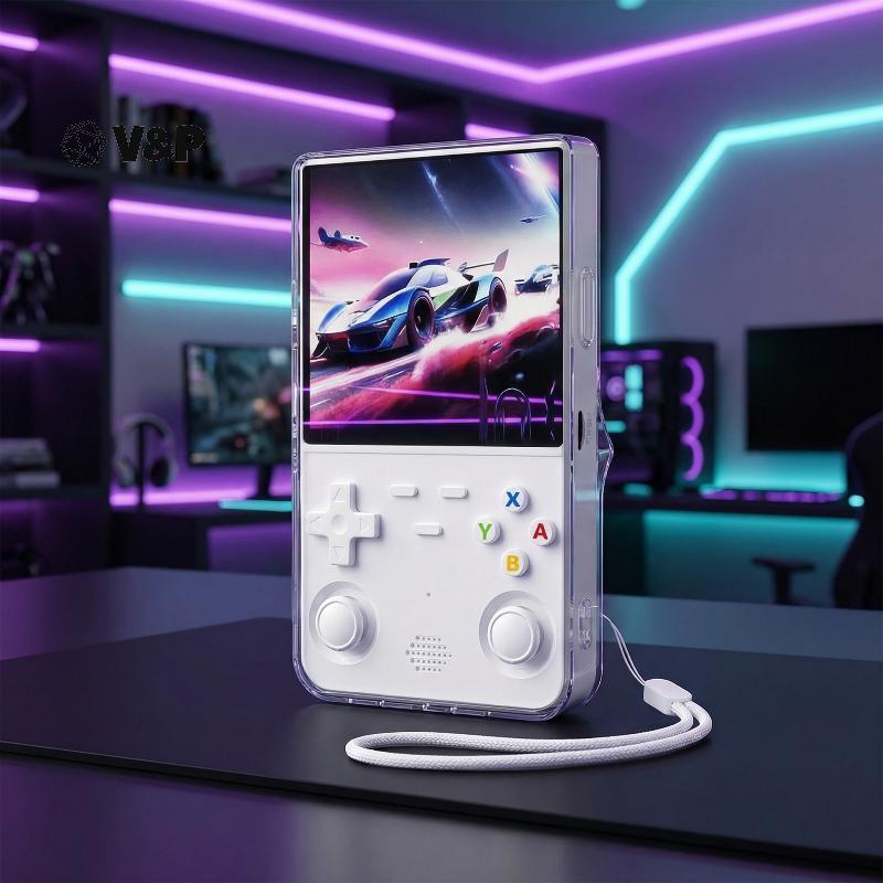 V&P คอนโซลเกม R36S Ultra แบบใช้มือถือโปร่งใสกันฝุ่นสําหรับที่เก็บอุปกรณ์สําหรับเล่นเกมที่ปลอดภัย