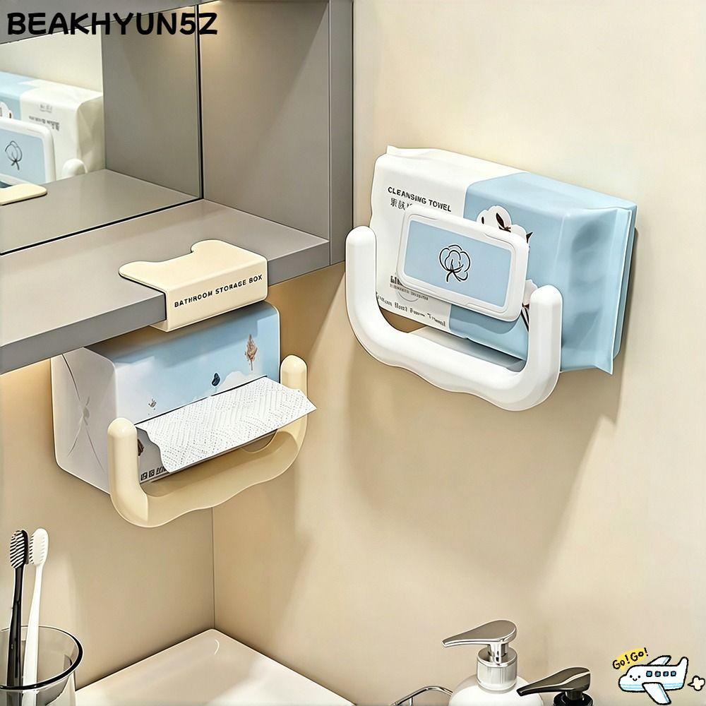 BEAKHYUN5Z ชั้นวางรองเท้า, ที่ใส่ทิชชู่ติดผนังรูปตัวยู, ชั้นวางทิชชู่แบบไม่มีหมัดมัลติฟังก์ชั่น