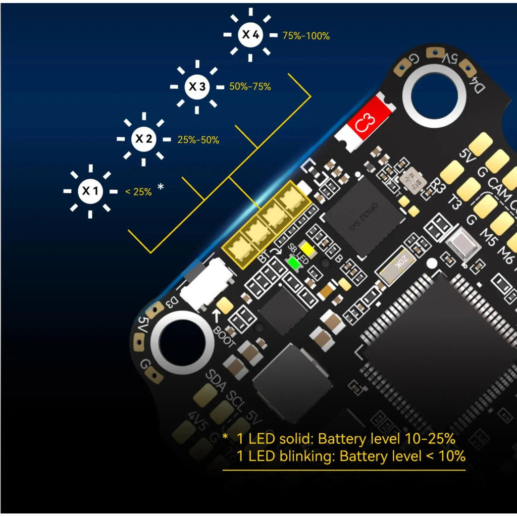 Bestseller 100% ใหม่ Uangel มาใหม่ล่าสุด SpeedyBee F405 V4 BLS 55A 30x30 FC & ESC Stack สําหรับ Rc D