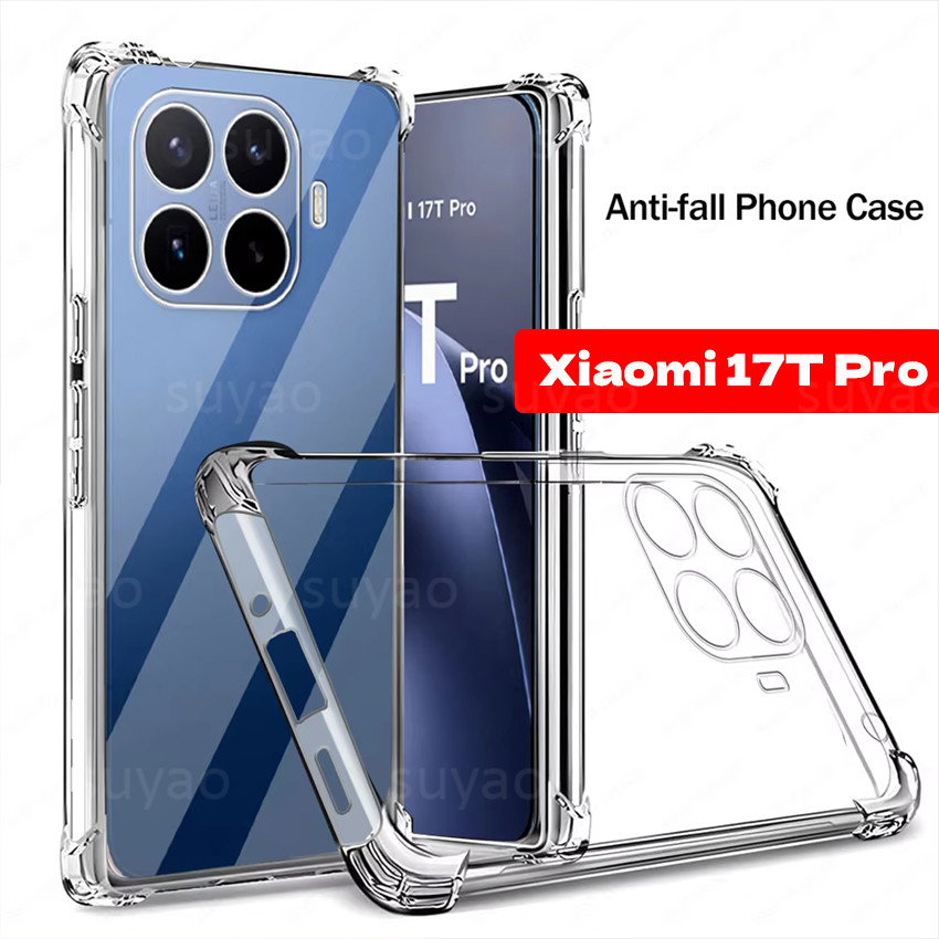 สําหรับ Xiaomi 17T Pro 17TPro Mi Mi17TPro 2026 แม่เหล็กโปร่งแสง Matte เคสโทรศัพท์ Anti-knock PC TPU ปลอกเต็ม Xiaomi17TPro Xiaomi17T กันกระแทกปกหลัง