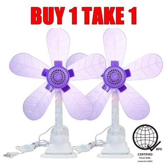 【Buy  Take 】5 Blade Electric clip Fan Soft Blades Portable Clip Fan Bedroom Living Roon 3
