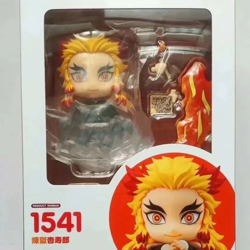 Demon Slayer รุ่น Q Nendoroid 1541 #Purgatory Kyojuro Yanzhu Movable Face Change Boxed Figure * 3052