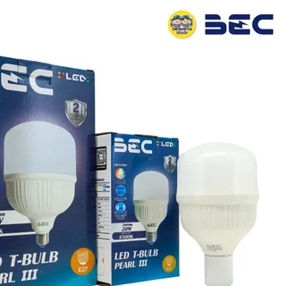 BEC หลอด LED T-BULB รุ่น PEARLIII 20W 30W 40W 50W แสงขาว Daylight 6500K หลอดไฟ แอลอีดี หลอดประหยัดไฟ T-BULB ทรงกระบอก