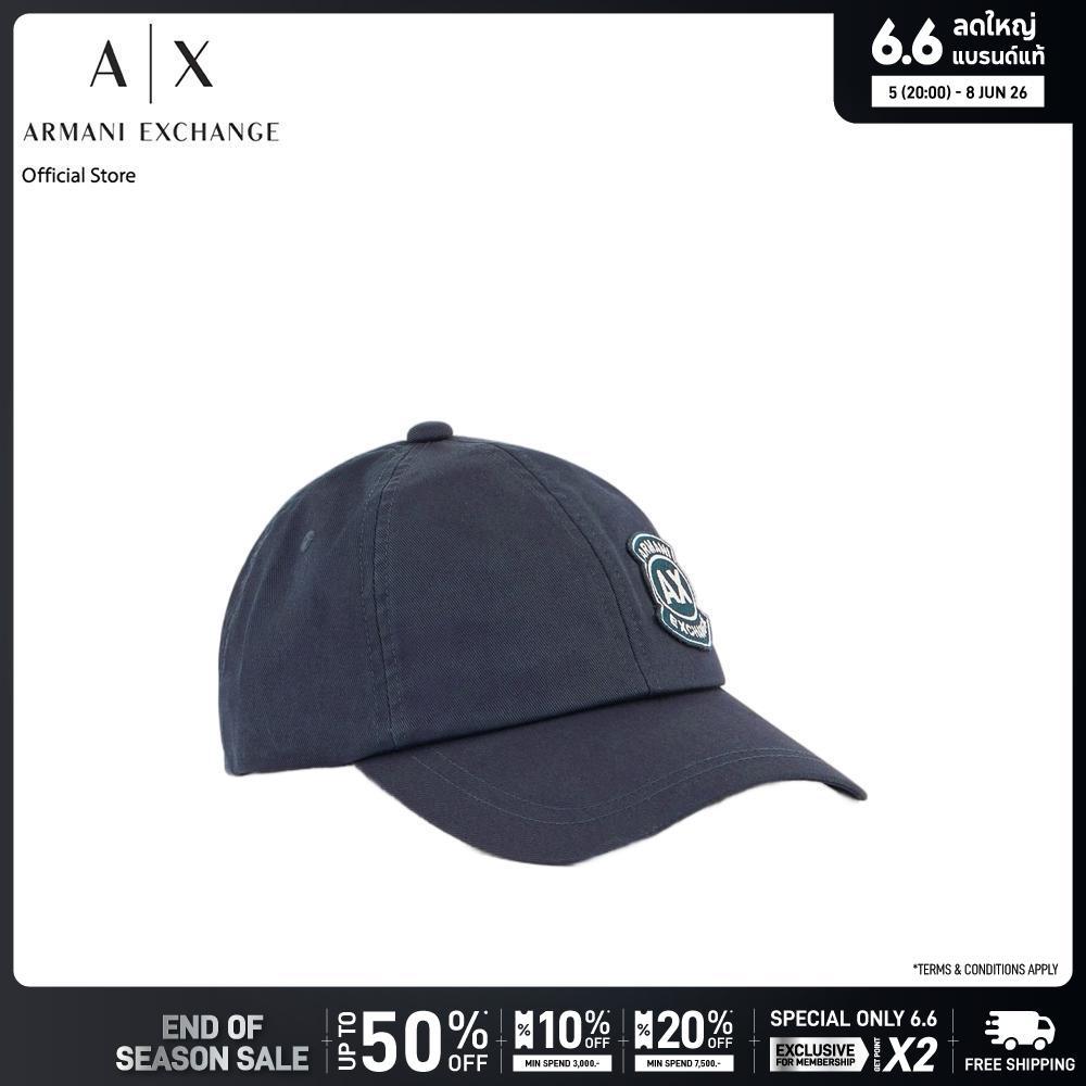 Armani Exchange หมวกแก็ปผู้ชาย รุ่น XM002538-AF15502-UB101 สีกรมท่า
