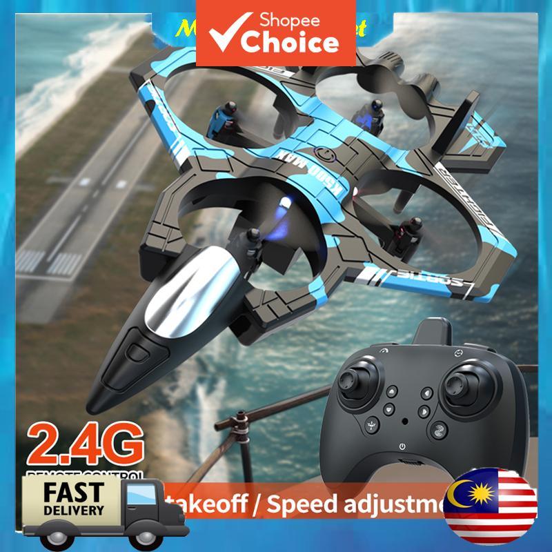 K500 MAX RC Fighter Jet ของเล่นรีโมทคอนโทรลเครื่องบินอัจฉริยะ Hovering 360 Flip One Key Takeoff แบตเตอรี่ Modular ทนทาน ABS เครื่องบินพลาสติกของขวัญสําเร็จการศึกษาสําหรับชาย