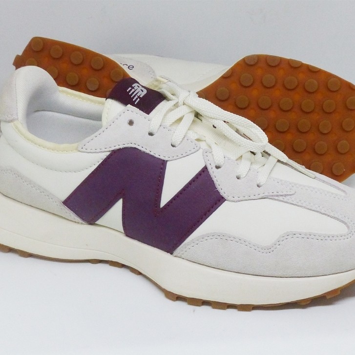 New Balance 327  สีครีม เลือดหมู ใหม่ แท้ SZ.42