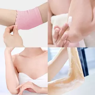 Yiwuyuanvb] 1 คู่ข้อศอก Joint Arm Sleeve Gel Moisturizing Cover Breathable ผิวแห้ง Moisturizing Elastic Elbow Protector สําหรับ SPA Home ใหม่