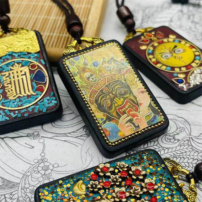 ทิเบตลักษณะจี้ Pure Handmade Amulet จี้ Zakiram ลักษณะเครื่องประดับพระพุทธรูปจี้ Zakiram jjsjsjjjc.m