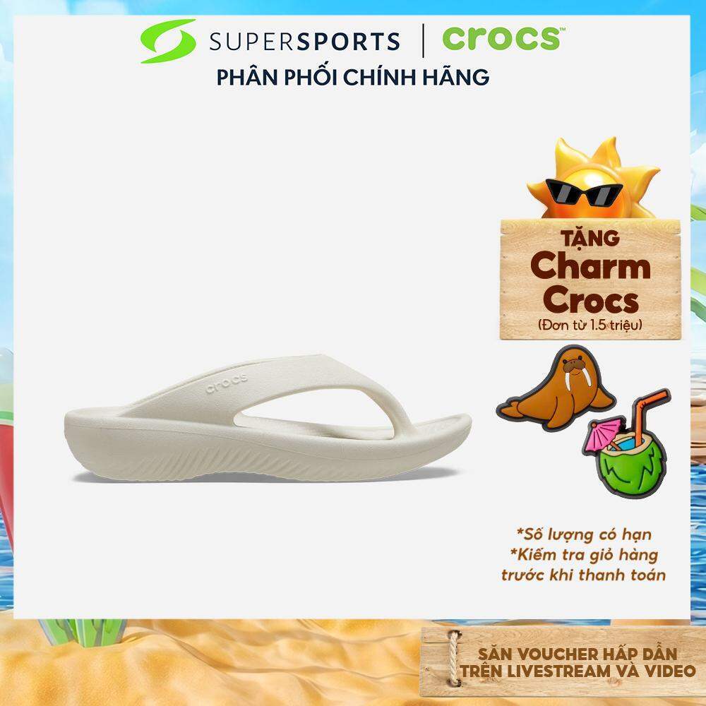 Crocs Mellow Recovery รองเท้าแตะผู้หญิง - สีเบจ - 211100-160 LS100