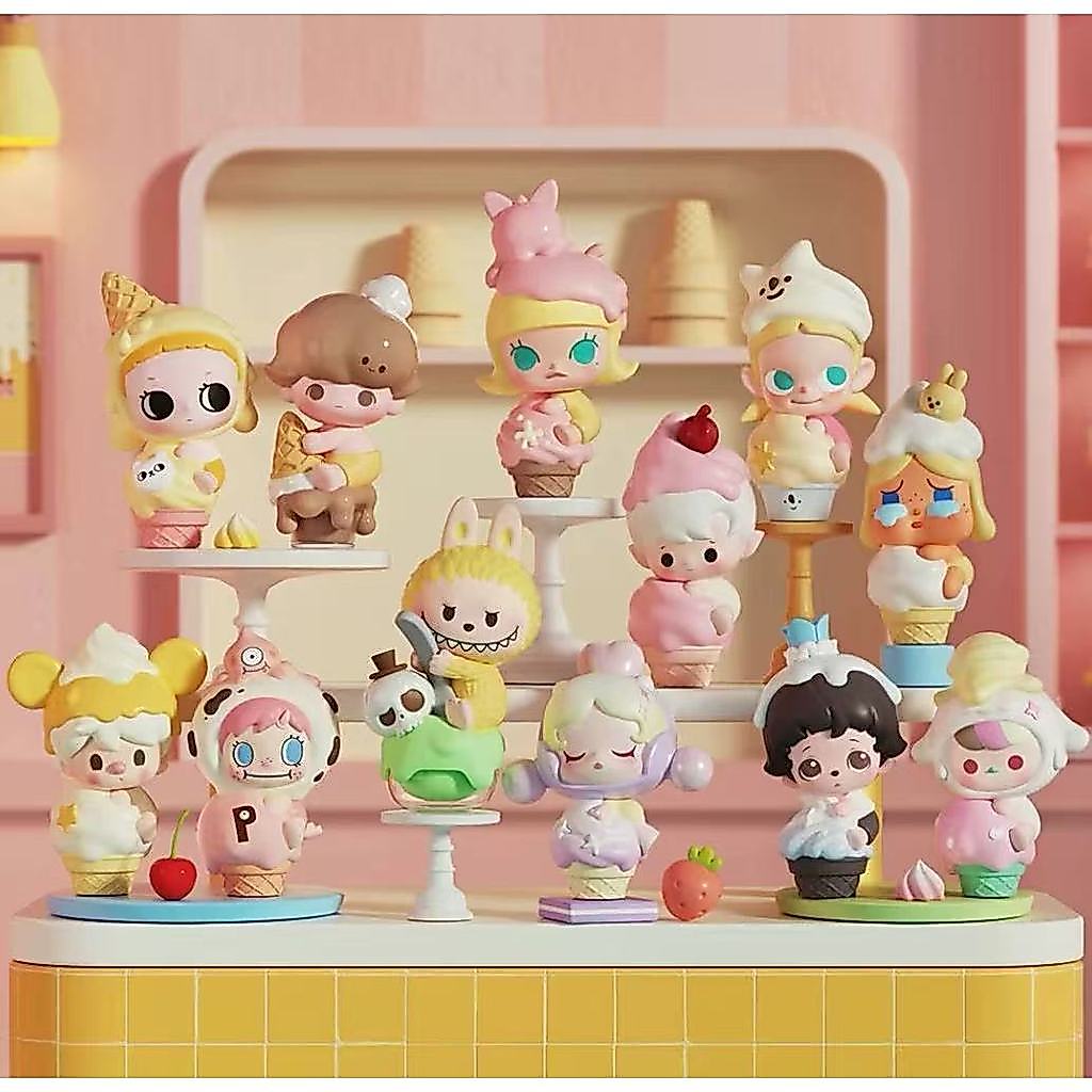 ชุดถ้วยไอศกรีมกรวยน่ารัก Popbean Girl Gift ของเล่น