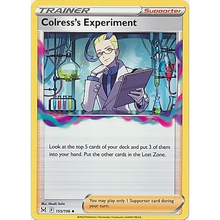 การทดลองวิทยาศาสตร์ของ Colress - 155/196 Sword & Shield: Lost Origin