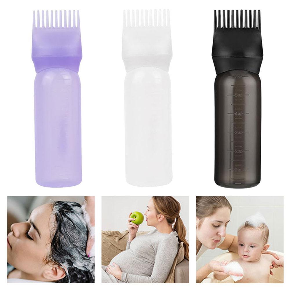 ขวดย้อมผม Perm Potion Bottle Softening Shampoo On Bottle Comb Hair Shampoo Hair Hair The H9r2