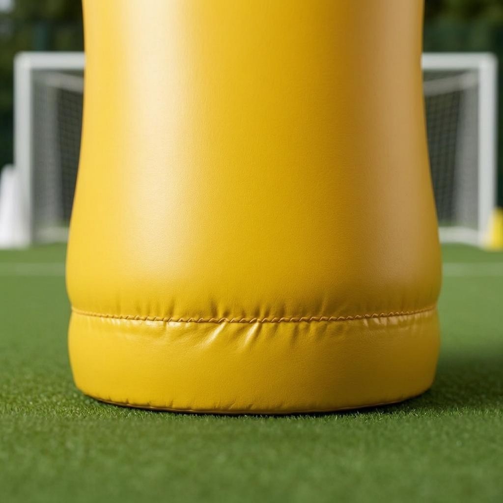 AurearyKick Mannequin หนา Inflatable ฟุตบอล Mannequin ฟรี Kick Mannequin การมองเห็นสูงทนทานก่อสร้าง