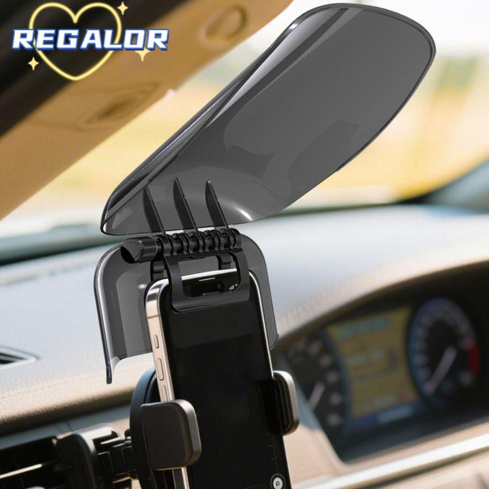 REGALOR0G ที่วางโทรศัพท์ Sun Shade, กันฝนปรับ Extended Sun Visor, Premium Sun หมวกสไตล์ Universal Fit Creative ขี่เกียร์ขี่จักรยาน