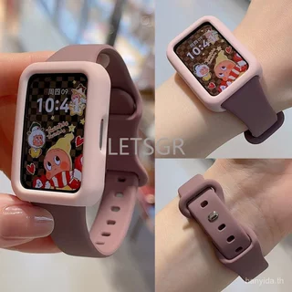 Candy Color Slim Strap + เคสนิ่มสําหรับ Huawei Watch Band 11 Smartwatch Band สายรัดข้อมือซิลิโคนสําหรับ Huawei Watch Band 11 Pro