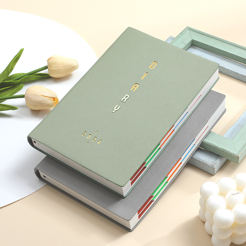 2026 Schedule Book A5 Year Plan Book Time Management Notepad ปฏิทินประจําปีโลโก้คู่มือสไตล์จีน