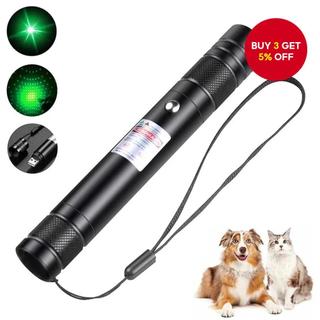Green Laser Pointer 10000m High Power Torch Built-in Battery USB Charging Star Pattern Portable Laser  For Stargazing Cat Dog Interactive