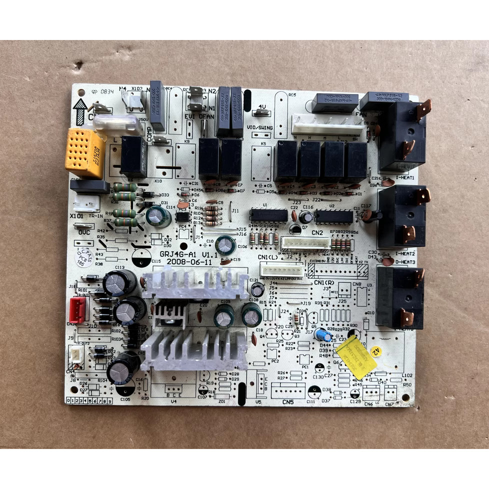 Gree ตู้เมนบอร์ดเครื่องปรับอากาศ J3Z53MA บอร์ดคอมพิวเตอร์ GRJ4G-A1 บอร์ดควบคุม 30134126