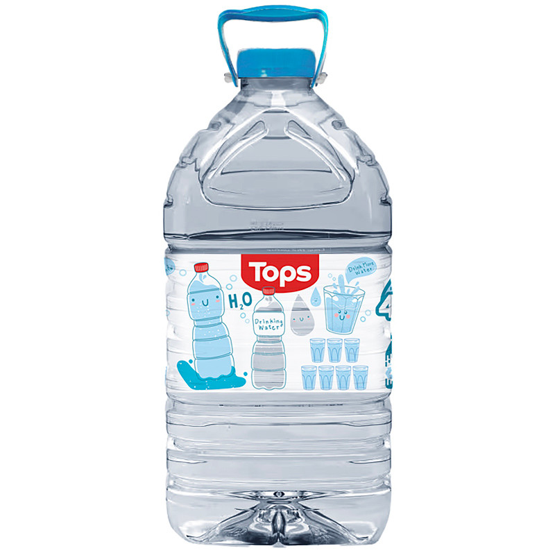 ท็อปส์น้ำดื่ม 1500มล. แพค 6 Tops Drinking Water 1500ml. Pack 6 [หมายเลขบาร์โค้ด 8853474057887 ]
