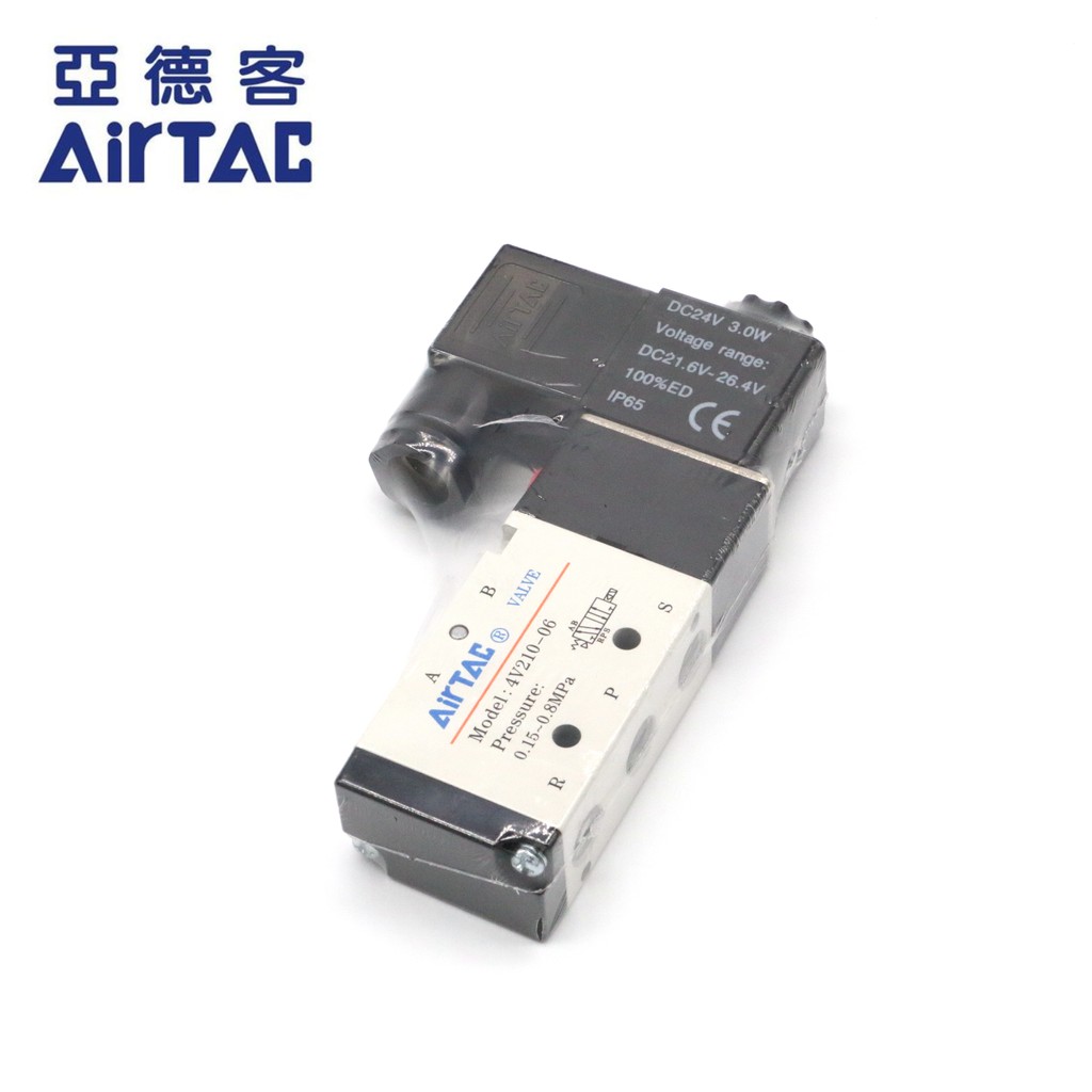 บี. บี. AirTAC AirTAC สองบิตห้าผ่านวาล์วไฟฟ้า 4V210-06 4V21006B 4V21006A Z3HW