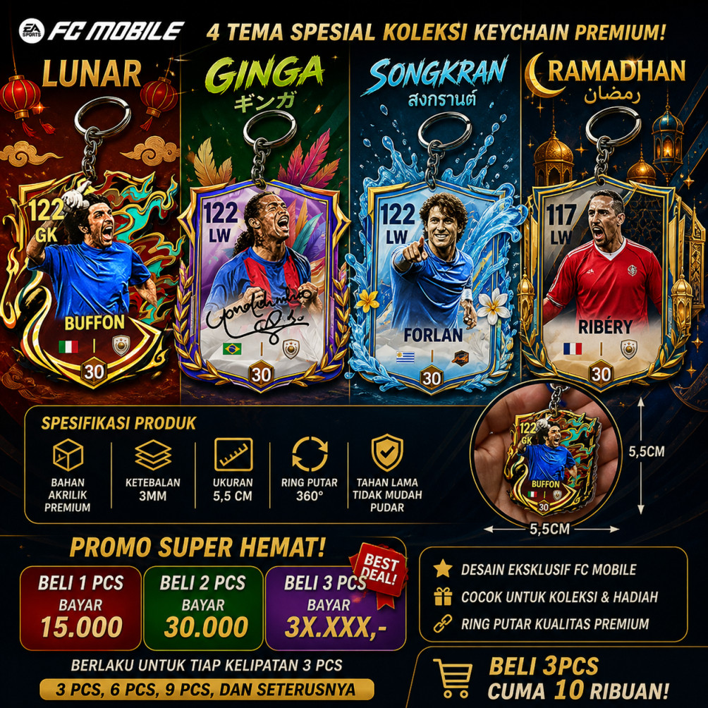 พวงกุญแจ FCMOBILE พร้อมธีม Ramadan | กิงก้า | Lunar Lunar Lunar Lunar Lunar Lunar Lunar Lunar | สงกร