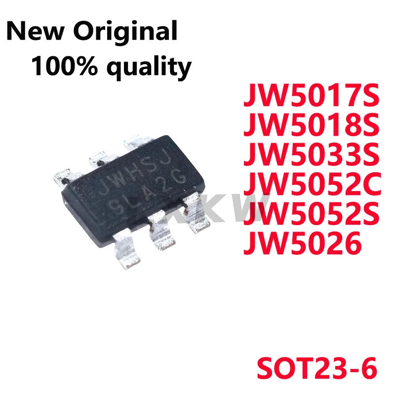 5/PCS ใหม่ Original JW5033S JWHSJW5017S JWBV JW505052C JWH6J JW5052S JE2B JW5026 JWBH/JWBJWBJWBJWBJWBJWBJW23-6 ในสต็อกไดรฟ์ IC SOT