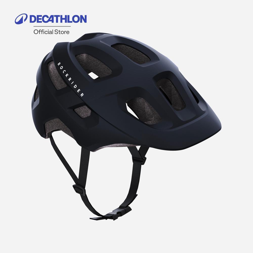 Decathlon Mountain Bike Helmet หมวกกันน็อคจักรยานเสือภูเขา รุ่น Expl 100 - Blue