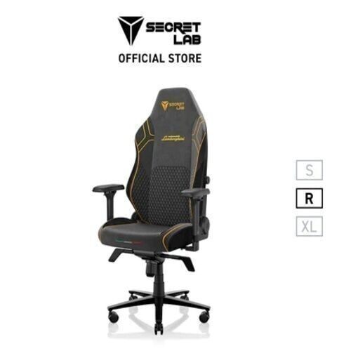 Secretlab for Automobili Lamborghini Deluxe—Giallo Auge Edition เก้าอี้เพื่อสุขภาพ ปรับสรีระ รองรับหลัง