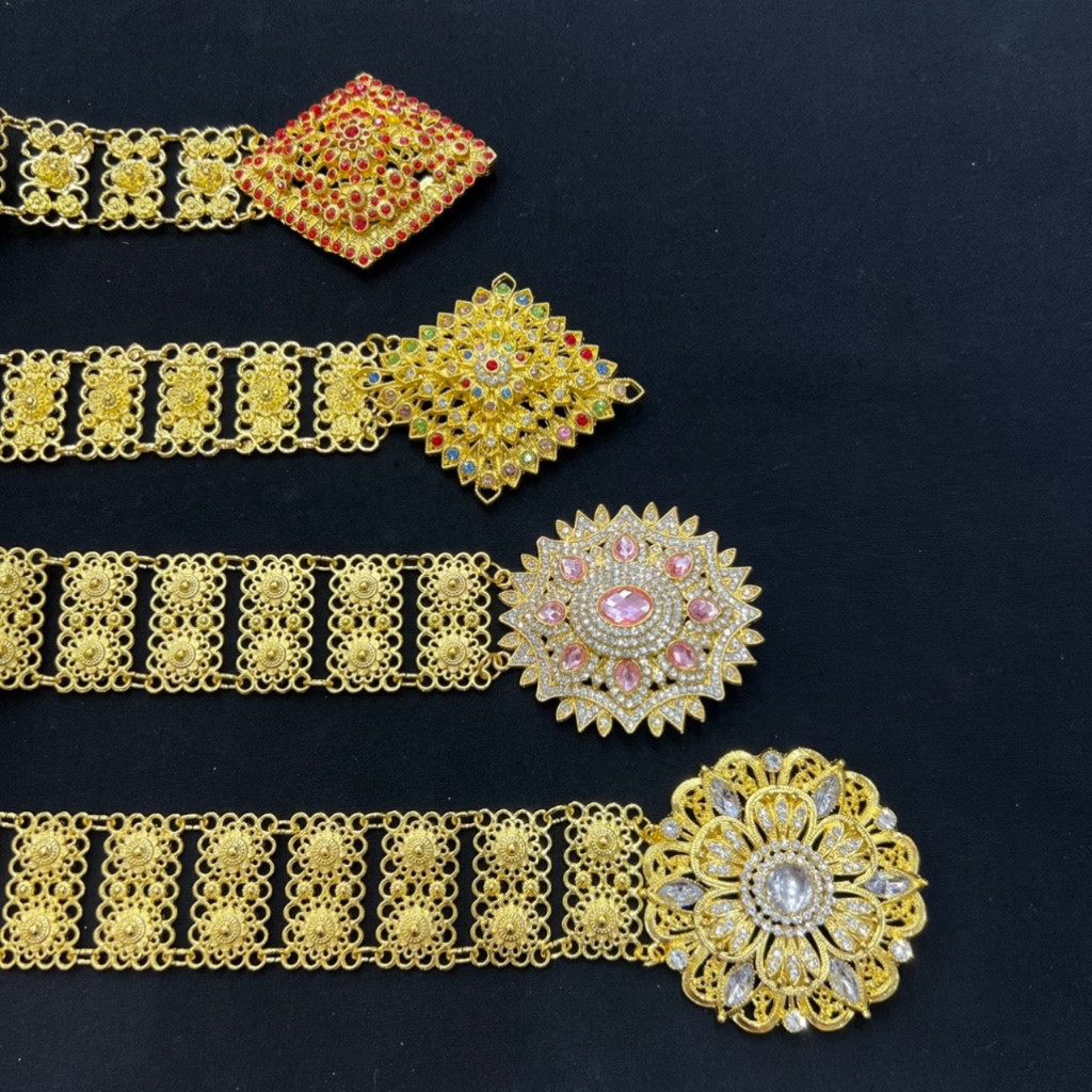 Fashionjewelry เข็มขัดทอง เข็มขัดชุดไทยราคาถูกสุดๆ สวยตามรูป