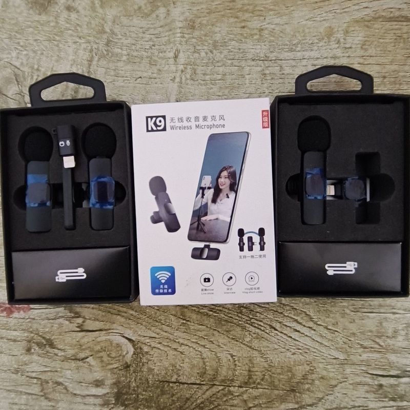 领夹式无线麦克风 k9升级版收音录音话筒大音量 苹果Type-c主播麦20260610 Clip-on wireless microphone k9 upgraded version, high vo
