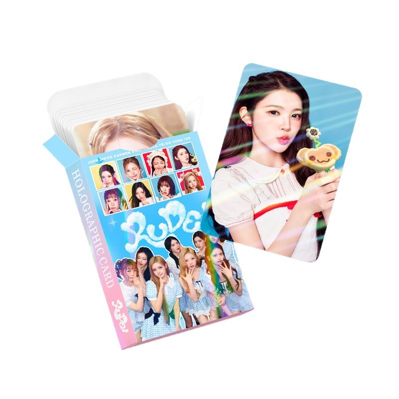 Hearts2Hearts RUDE อัลบั้ม Laser Photocard Lomo Card รูปที่ 2