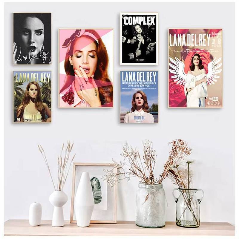 Lana Del Rey Pop Art Wall Art Canvas Painting Poster For Home Decor Posters And Prints Unframed Deco