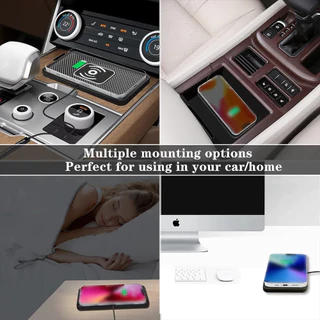 Singee Car Wireless Charger Silicone Non Slip Pad Car Wireless Phone Charger Station Fast Charging Silicone Pad Stand