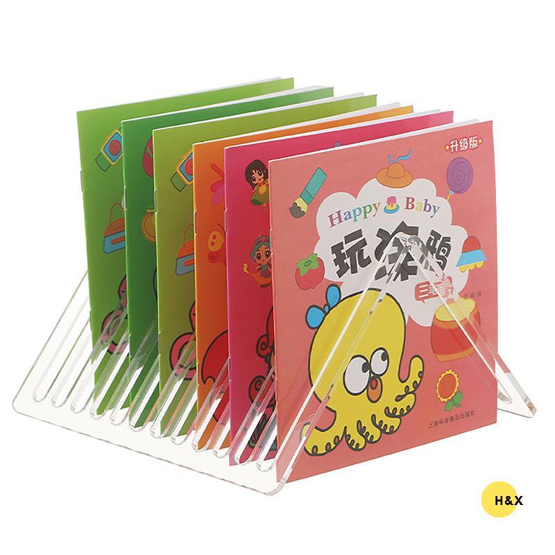 H&X 12-Slot อะคริลิคไวนิลขาตั้งจอแสดงผลเคาน์เตอร์ Organizer