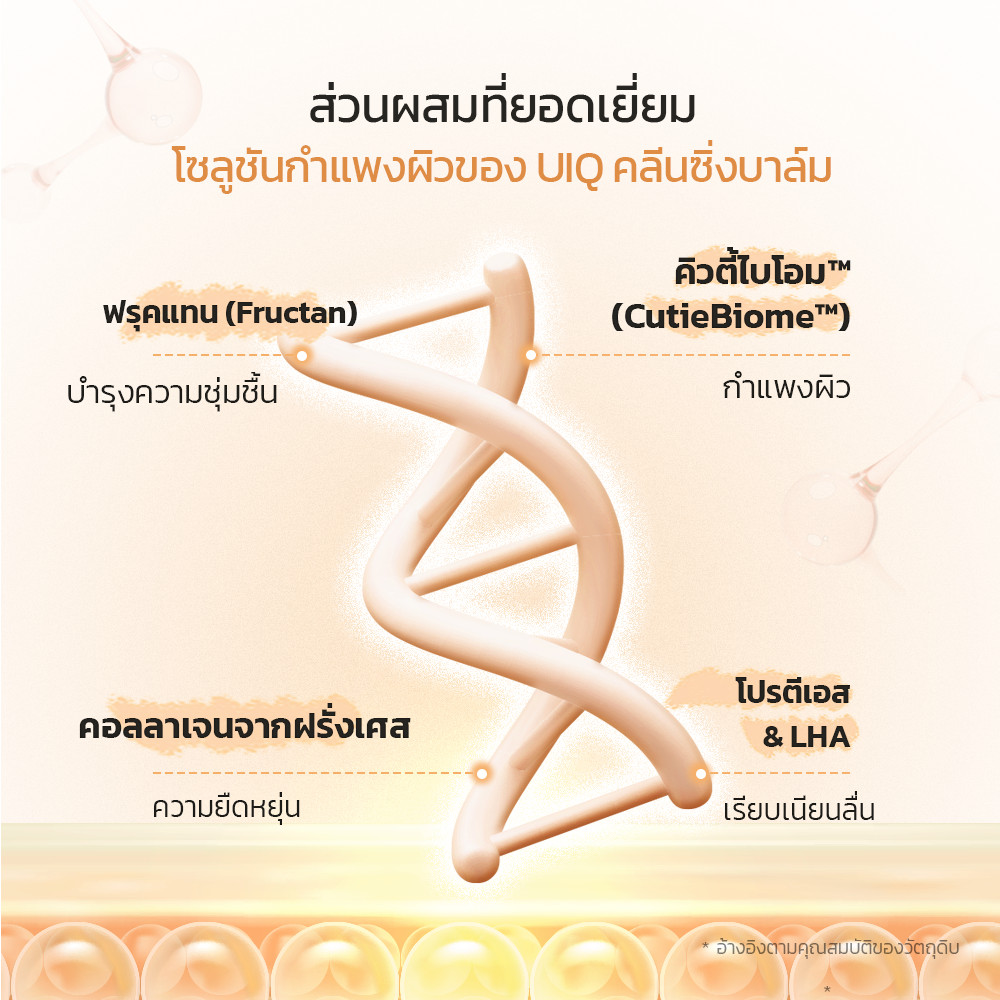UIQ Biome Barrier Collagen Firming Cleansing Balm รูปที่ 4