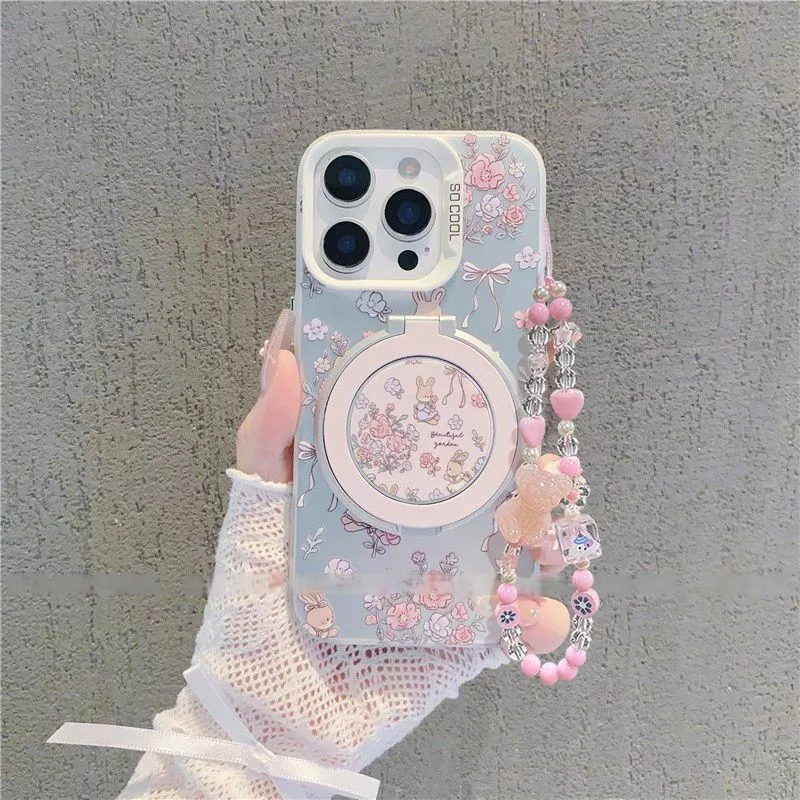 ดอกไม้สายน่ารัก 360 เปิดสําหรับ Xiaomi 17T 15T 17 Pro max 14T 13T 12T Pro 15 14 13 12 12S Ultra 10S 10 11 Lite 5G NE กระจกขาตั้งปลอก